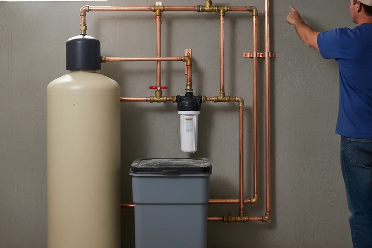 Whole-house water treatment system installed in Pearl River